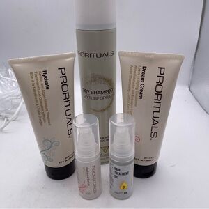 ProRituals Dream Cream Hydrate Treatment Dry Shampoo Serum Bundle New